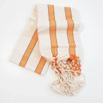 Rayé écru-orange 0.00$